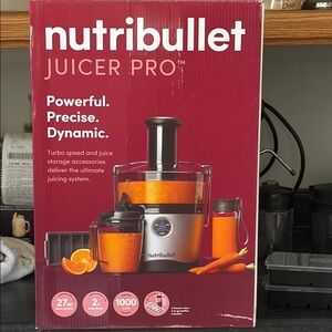Nutribullet Juicer Pro in Silver and Black